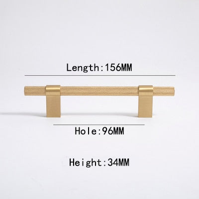 Ava Handle - Satin Brass Furniture Handles luxury