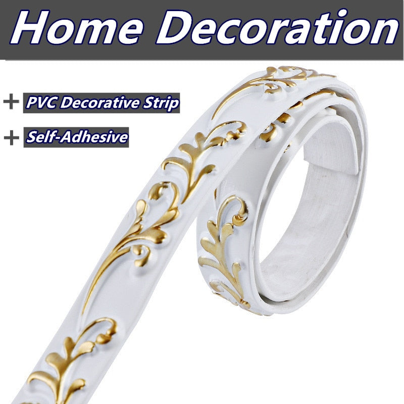3D PVC Self-Adhesive Decorative Soft Line