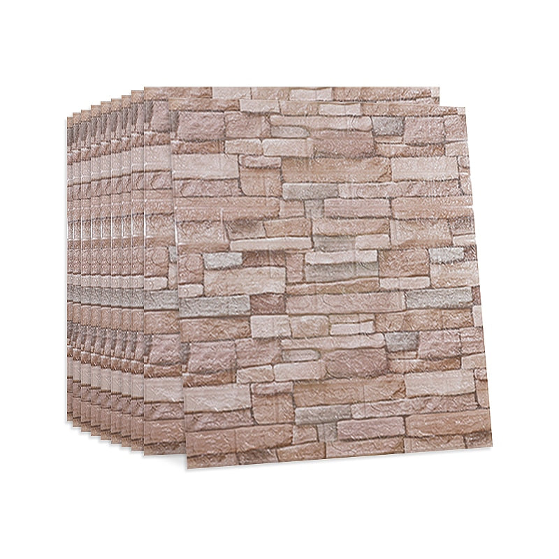DODO 10pcs 3D Brick Wall Paper