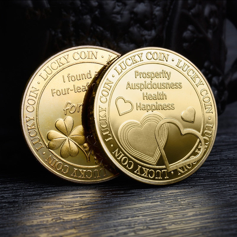 Romantic Lover Colorful Commemorative Gold Coin -Wedding