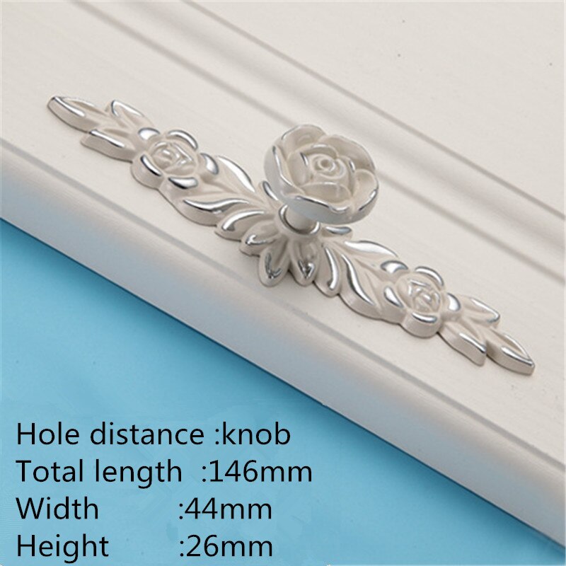 Bluma Handle - European Rose Flower Kitchen Cabinet Handles
