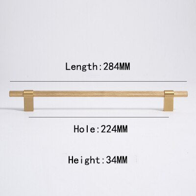 Ava Handle - Satin Brass Furniture Handles luxury
