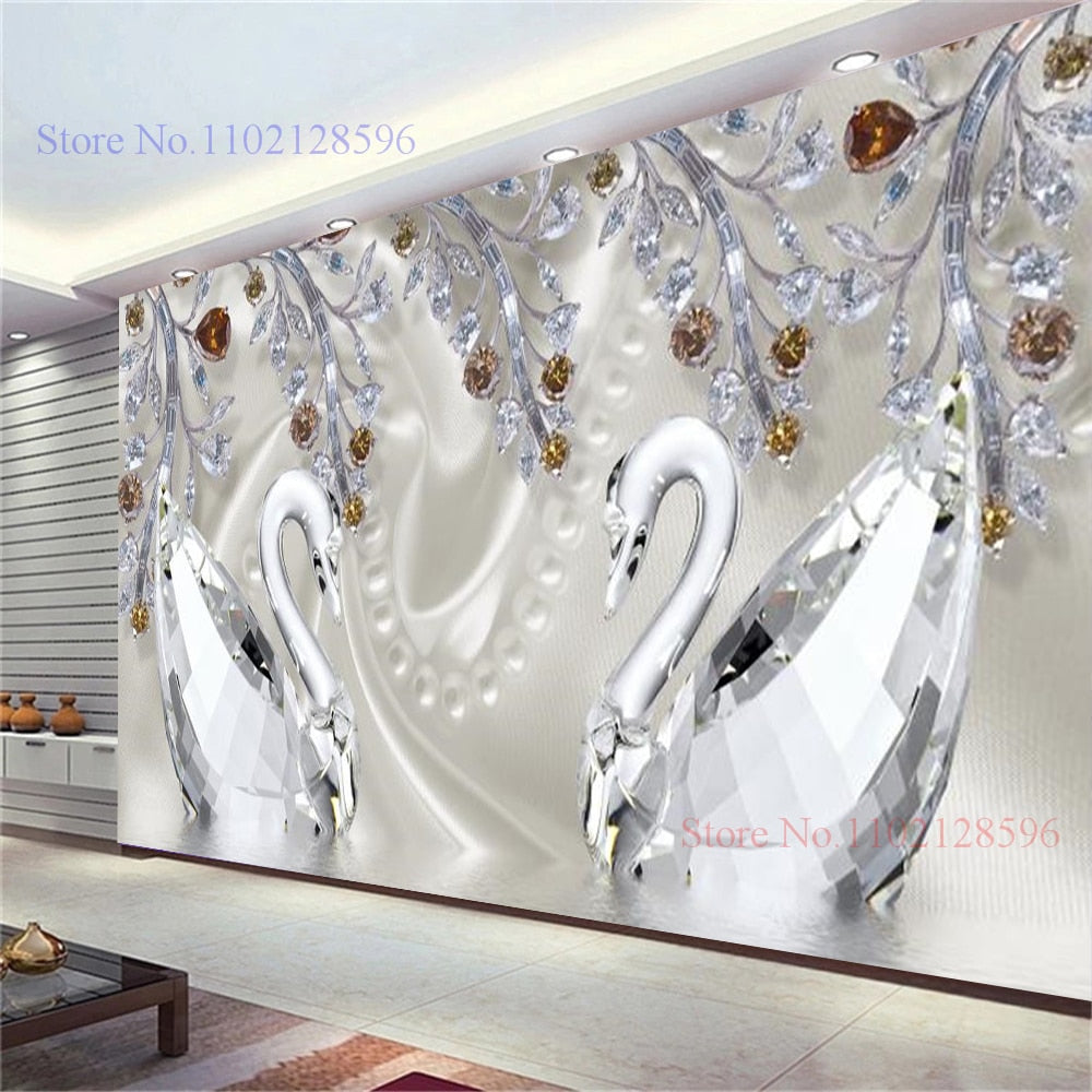 Sedny Wallpaper - Wallpaper 3D Luxury Golden Large Wall Living Room Modern Wall TV Sofa Bedroom Home Decor