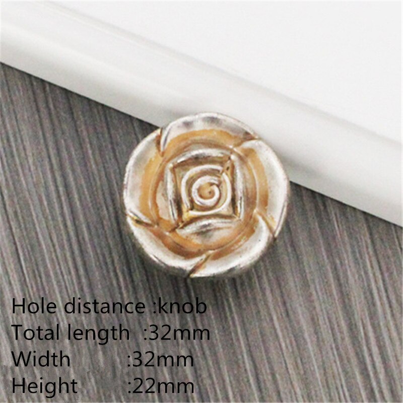 Bluma Handle - European Rose Flower Kitchen Cabinet Handles