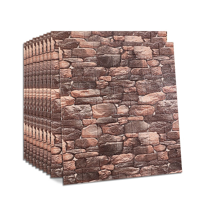 DODO 10pcs 3D Brick Wall Paper