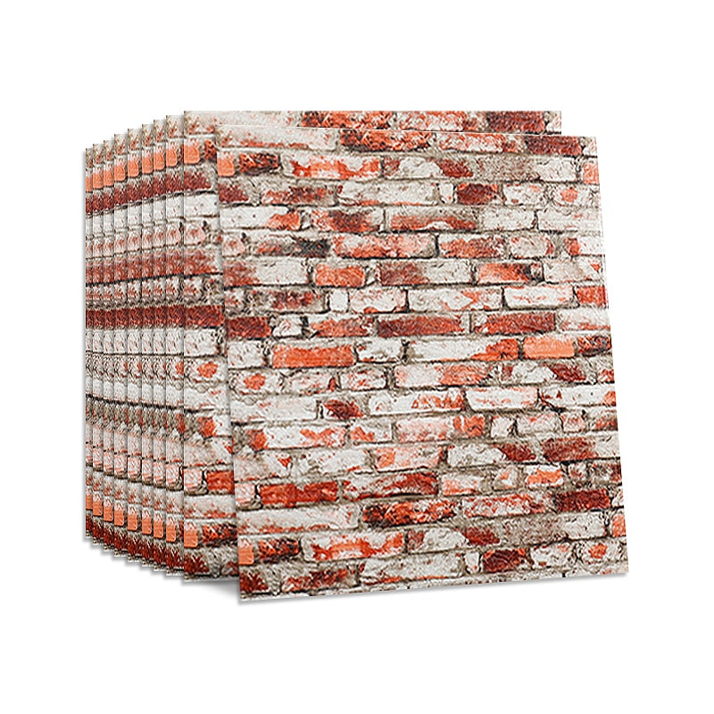 DODO 10pcs 3D Brick Wall Paper