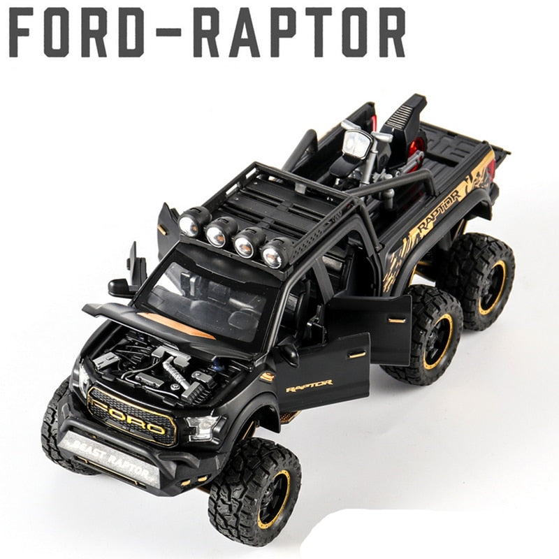 1/28 Ford Raptor F150 car Model Simulation