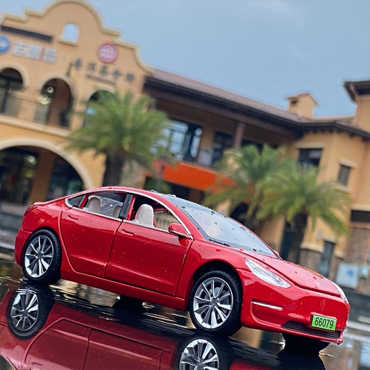 1:32 Tesla Model 3 Alloy Car Model