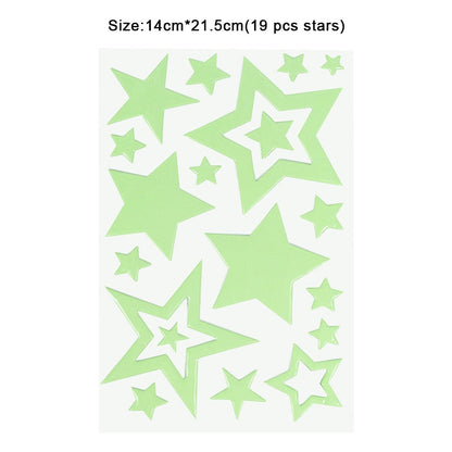 Luminous 3D Stars Dots Wall Sticker for Kids Room Bedroom Home Decoration