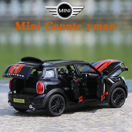 1:32 Mini Countryman Diecast car Simulation