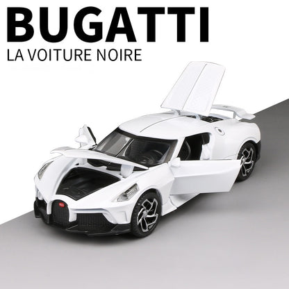 1:32 Bugatti Lavoiturenoire Black Car Model Simulation