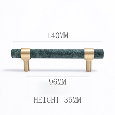 Lona Handle - Natural Stone + brass Handles Luxury