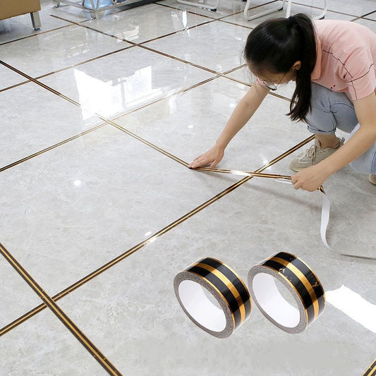 50M Gold Floor Stickerse Water Proof Self Adhesive Decoration