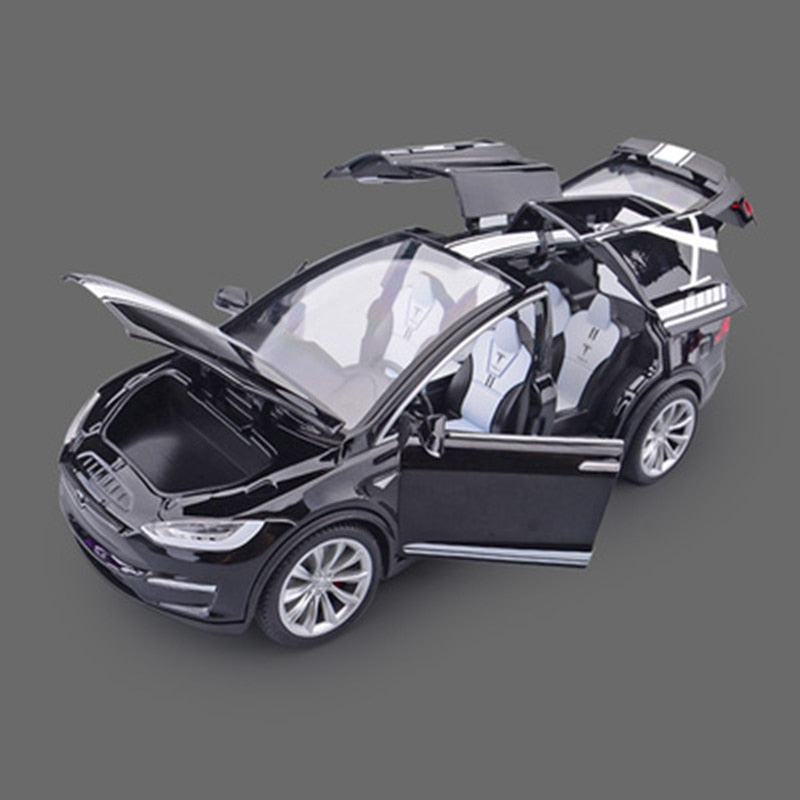 1:20 Tesla Model X Alloy Car Model Simulation