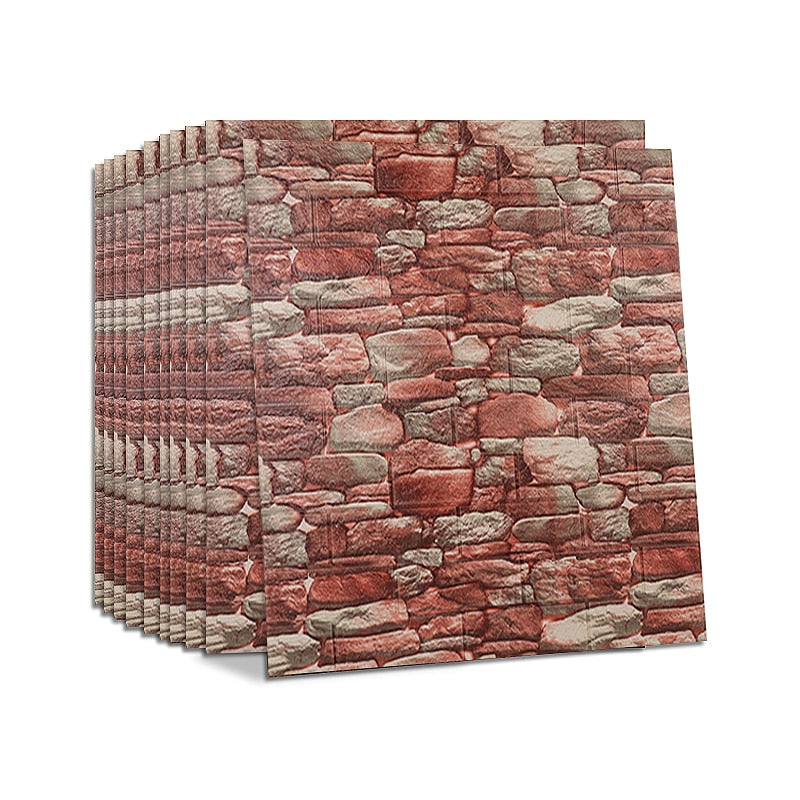 DODO 10pcs 3D Brick Wall Paper