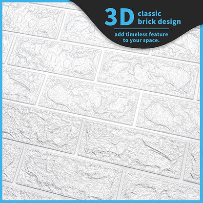 BOBO 20pcs 3D Wallpaper Brick Pattern
