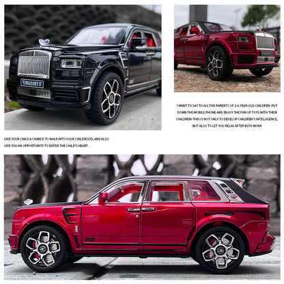 1:24 Rolls Royce SUV Cullinan Masory Alloy Luxy Car Model