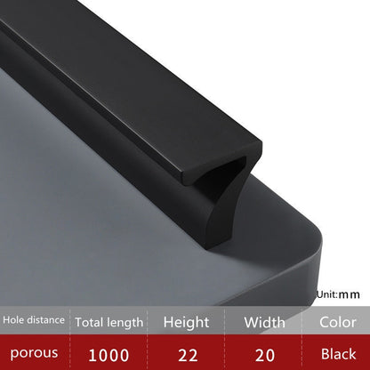 Juli Handle - 1000mm Long Aluminium Black Handles Luxury