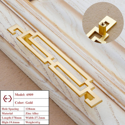 Rita Handle - Luxury Gold Handles Zinc Alloy