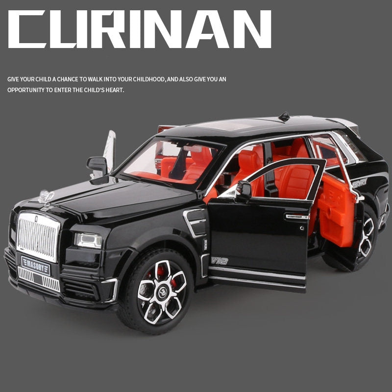 1:24 Rolls Royce SUV Cullinan Masory Alloy Luxy Car Model