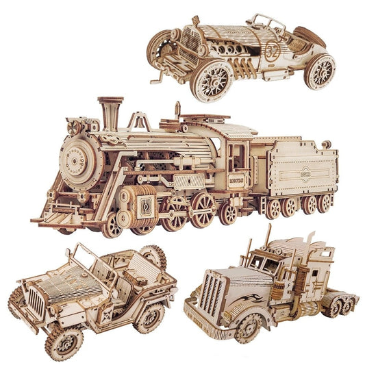 3D Puzzle Train,Car,Jeep