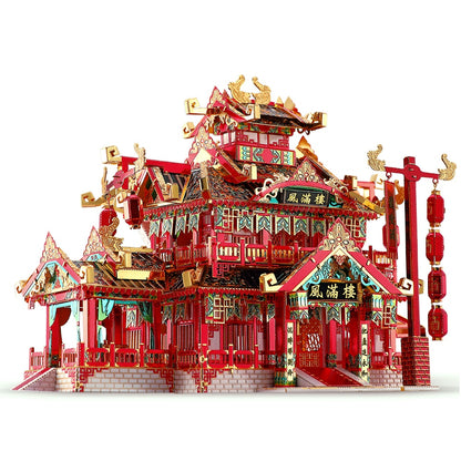 Piececool 3D Metal Puzzle -Restaurant Assemble Jigsaw Toy ,Model Building