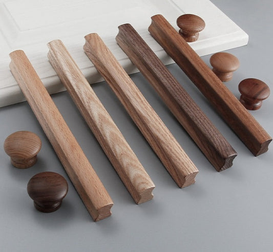 Sanda Handle - Natural Wood Furniture Handle
