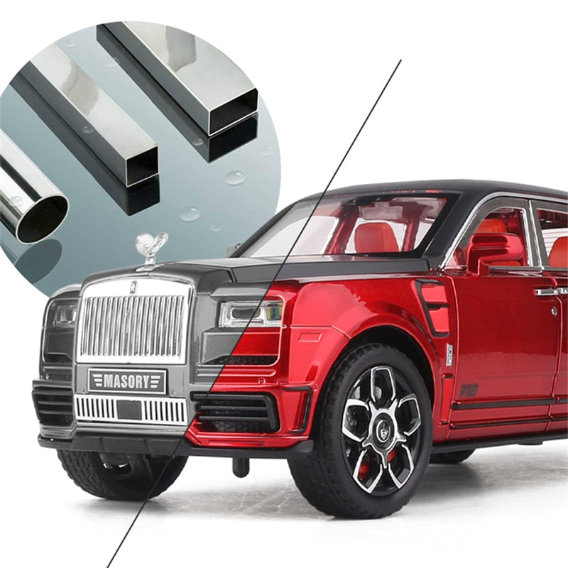 1:24 Rolls Royce SUV Cullinan Masory Alloy Luxy Car Model