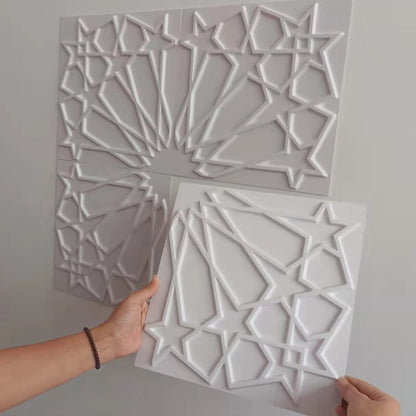 30x30cm Arab Islamic 3D Wall Panel-stickers Living Room Home