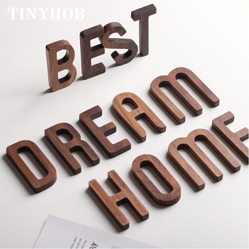 Natural wood Letters Decoration Villa Hotel Sign