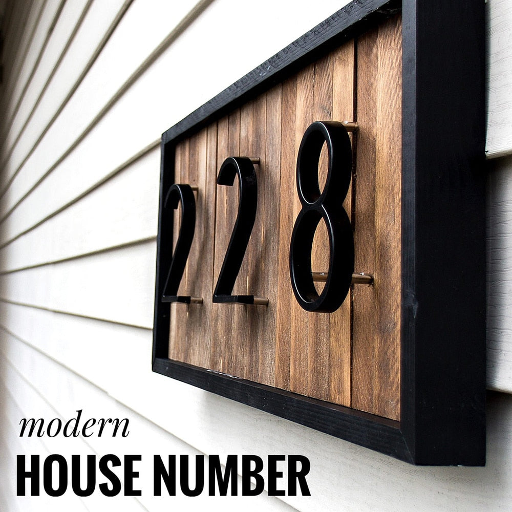 125mm Floating House Address Number Letters Outdoor
