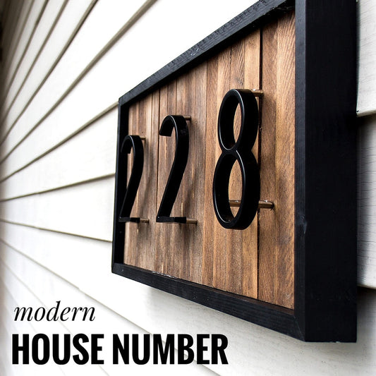 125mm Floating House Address Number Letters Outdoor